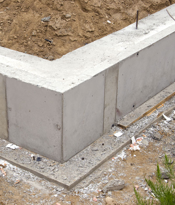 concrete footer